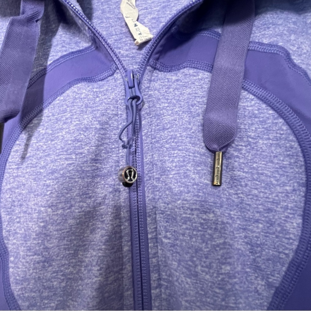 lululemon athletica Women's Stride Two-Tone Purple Utility Jacket Size 6 - Picture 6 of 9